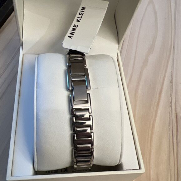 Anne Klein II Ladies Watch With Baby Blue Dial With Box - Picture 6 of 7